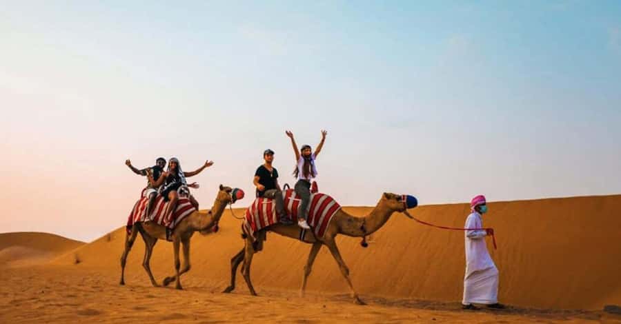 Desert Safari - Private 4WD car - Camel riding, sweets, henna, and camp customs