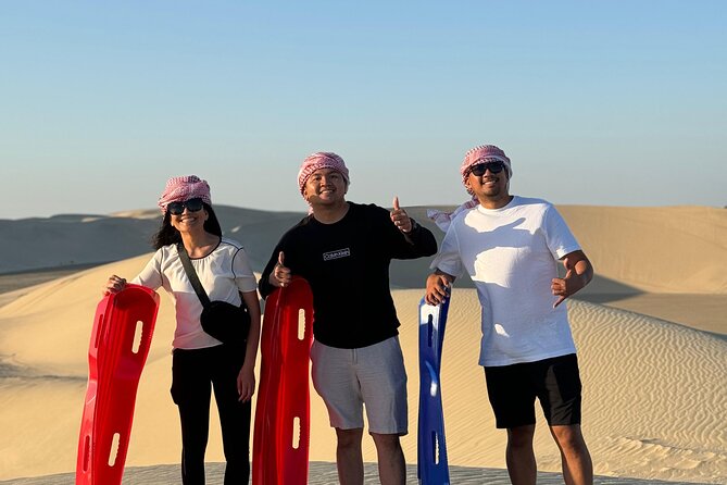 Doha: Luxury Desert Safari, Quad Bike & Sandboarding - Sealine Beach and the camel area