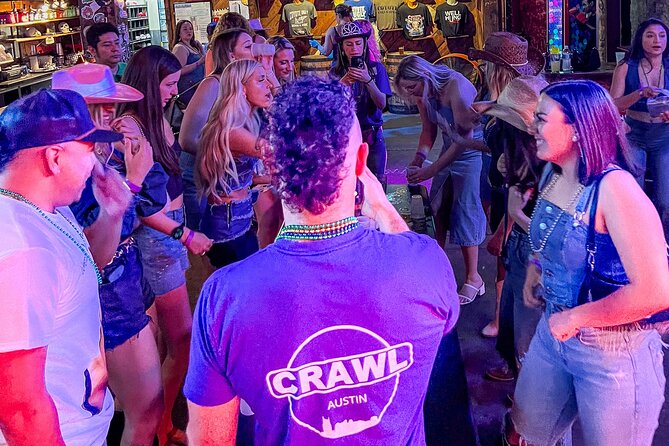 Downtown Austin VIP Bar & Club Crawl - Walking the closed-to-traffic stretch of 6th Street