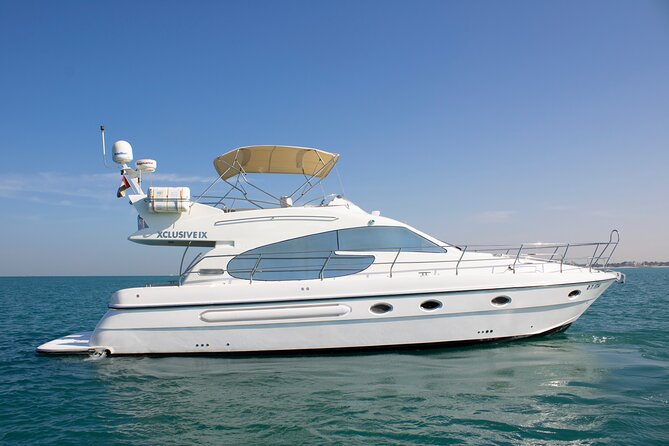 Dubai 3 Hour Private Luxury Yacht Charter with Jet Ski Option - Bluewaters Island and Ain Dubai From the Sea