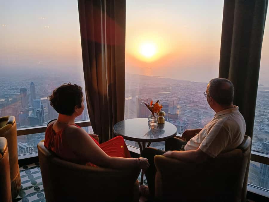 Dubai: Burj Khalifa VIP Sunset Tour with Porsche Transfer - Entering Burj Khalifa without the regular queue
