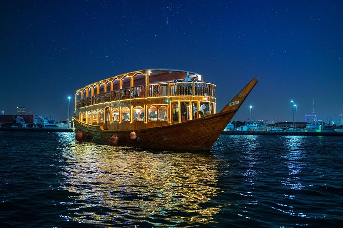 Dubai Creek Luxury Dhow Dinner Cruise with Optional Transfer - What the dhow is really like