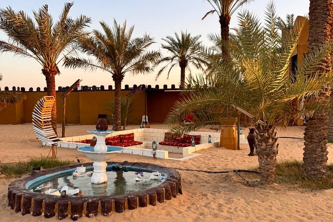 Dubai Desert Safari VIP Package - A short camel ride and sandboarding