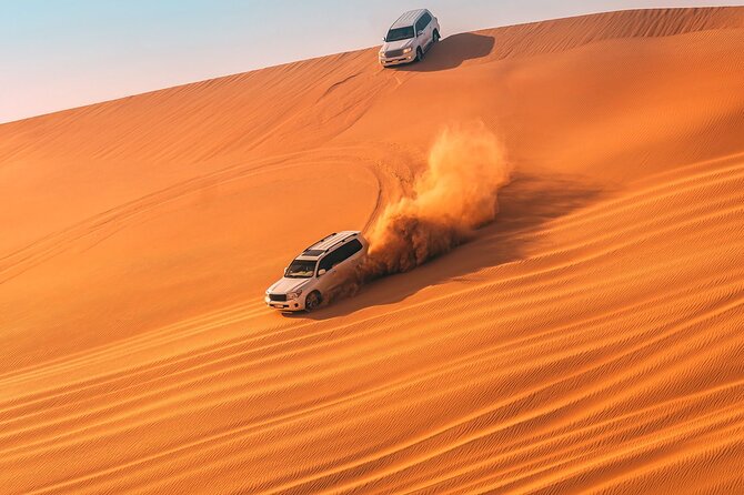 Dubai Evening 4x4 VIP Desert Safari ,Table Service BBQ Dinner - Four live shows after dinner