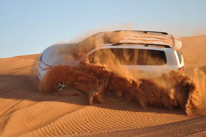 Dubai Evening 4x4 VIP Desert Safari ,Table Service BBQ Dinner - The 30 to 40 minute dune drive