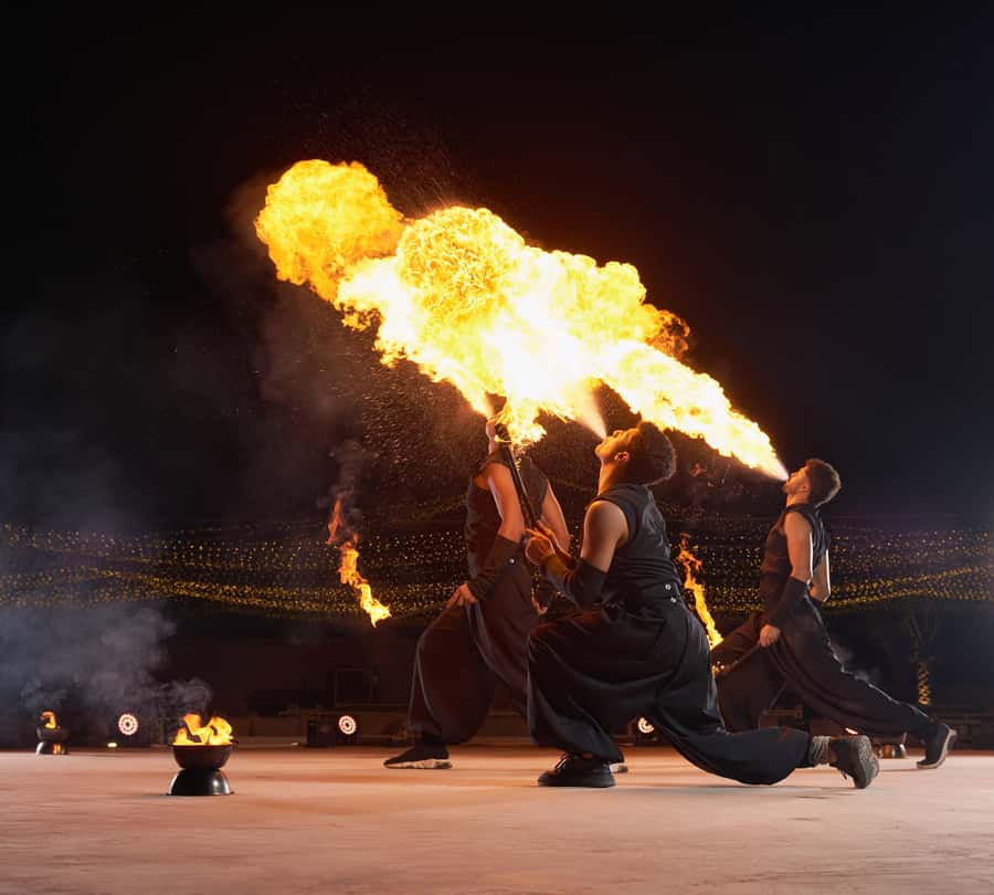 Dubai: Exclusive VIP Desert Safari Dinner with Live Show - Nine performances under the desert sky