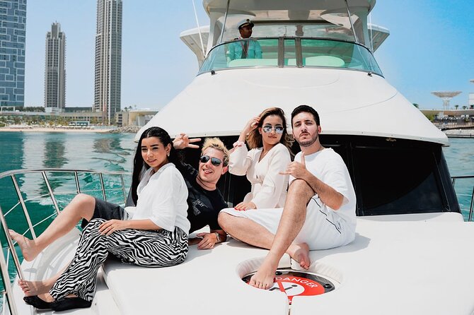 Dubai Harbour Luxury Yacht Tour with BBQ & Drinks - Skydive Dubai and Palm Jumeirah