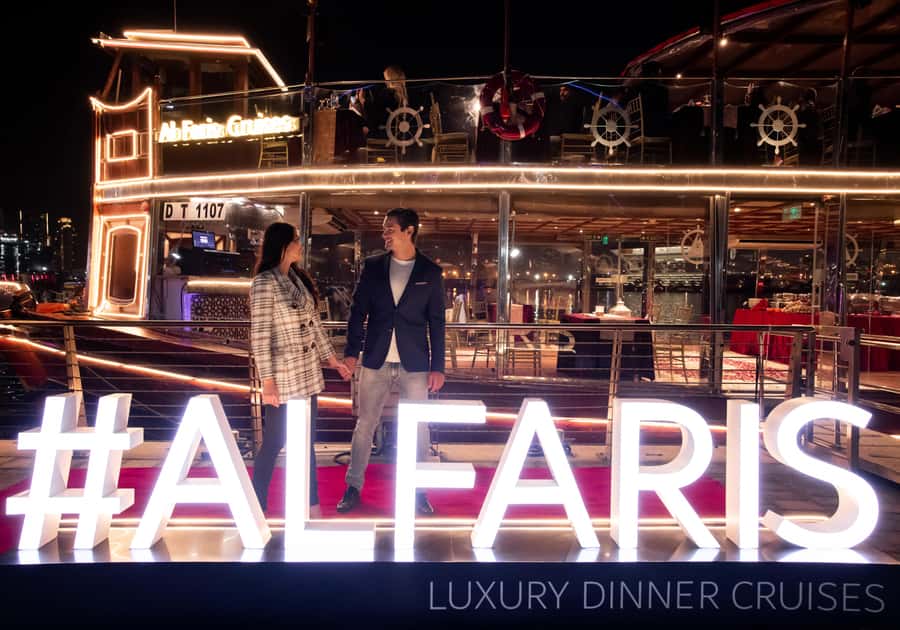 Dubai: Luxury Canal Dinner Cruise with Optional Transfers - Welcome coffee, dates, and a gentle start