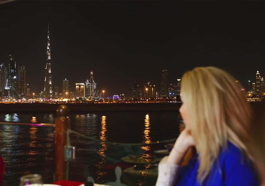 Dubai: Luxury Canal Dinner Cruise with Optional Transfers - From Dubai Festival City to Al Jaddaf