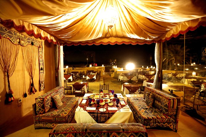 Dubai: Luxury Desert Fortress Dinner, Camel Ride & Live Shows - Three shows keep the evening moving