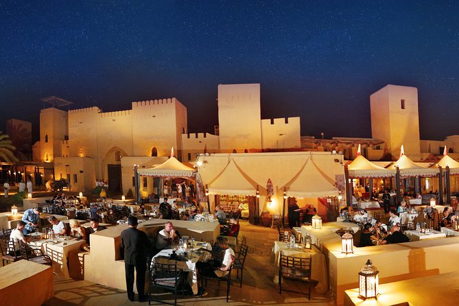 Dubai: Luxury Desert Fortress Dinner, Camel Ride & Live Shows - Camel rides, horses, falcons, and henna