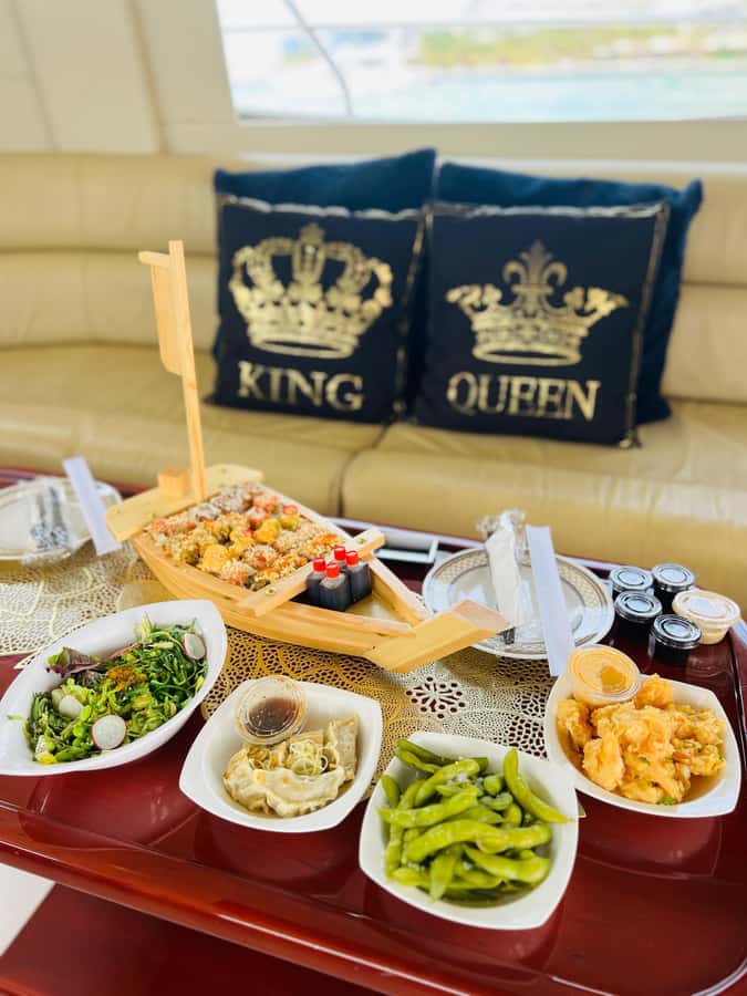 Dubai: Luxury Private 50 FT Yacht Cruise + Optional Sushi - Starting at Dubai Harbour, not Dubai Marina