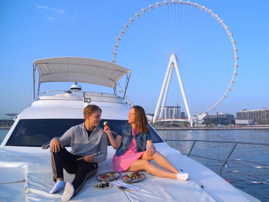 Dubai: Luxury Private 50 FT Yacht Cruise + Optional Sushi - Best occasions for this yacht cruise
