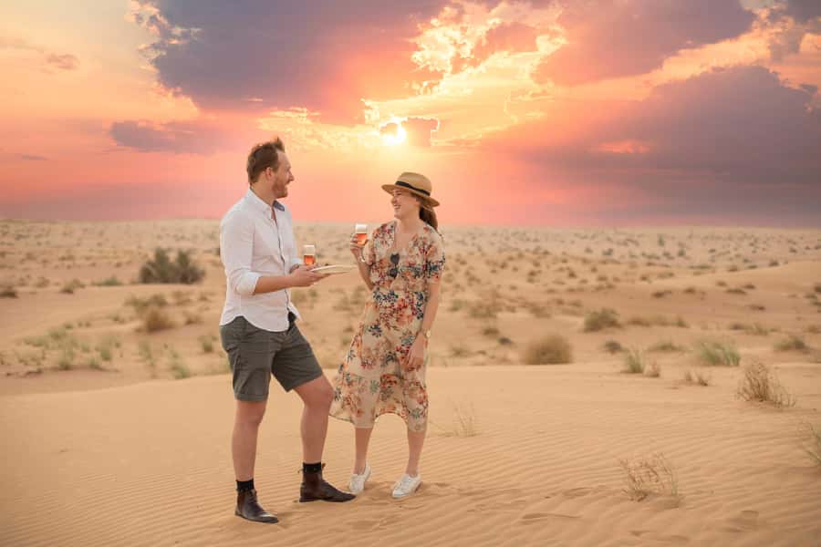 Dubai: Luxury Safari with Michelin-Curated 5-Course Dinner - A short camel ride at golden hour