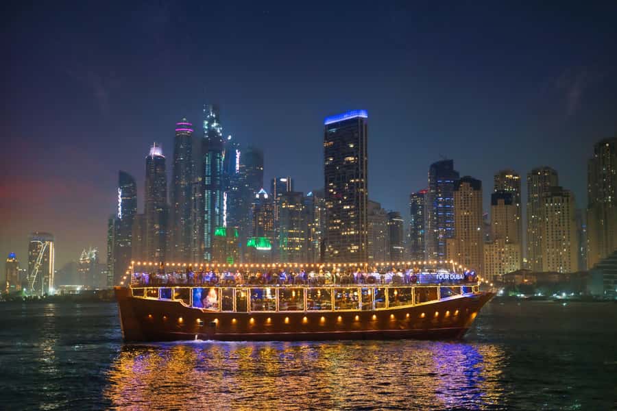 Dubai: Marina Luxury Dhow Dinner Cruise - FAQ