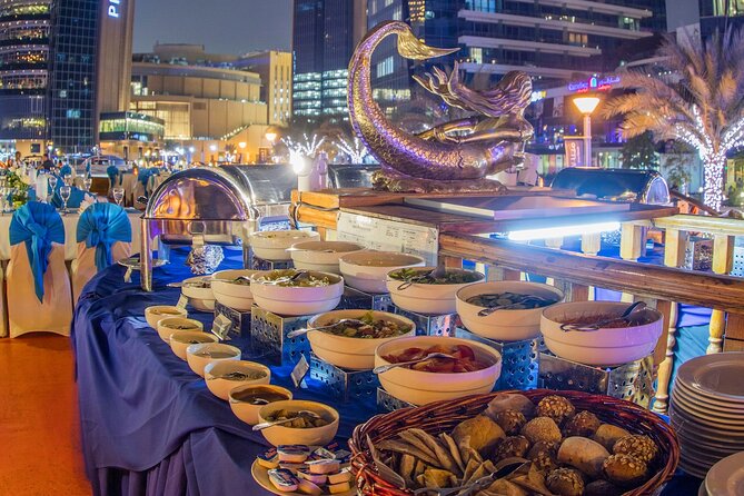 Dubai Marina: Luxury Dhow Dinner Cruise with Hotel Transfer - Music, service, and the feel on board