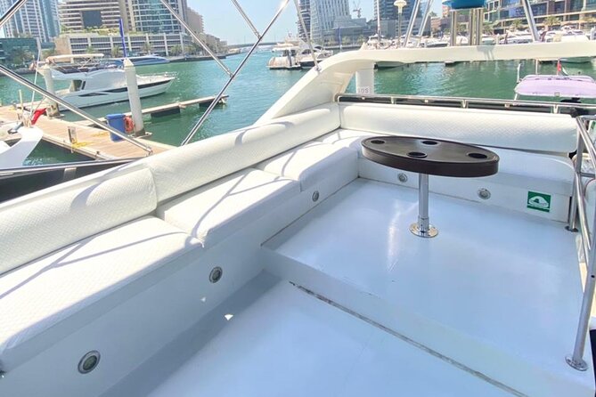 Dubai Marina Yacht Charters: Luxury on the Waves - Burj Al Arab and Blue Lagoon on the longer cruises