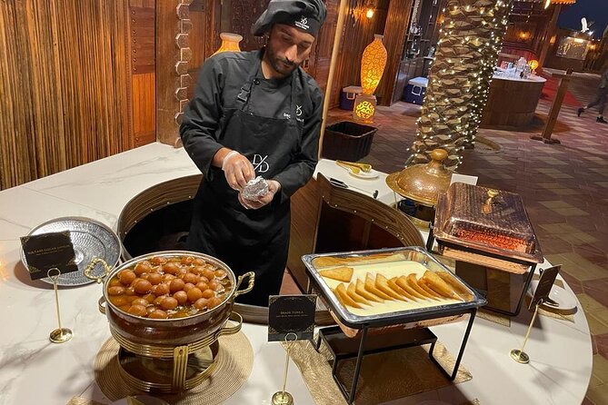 Dubai Premium Desert Safari – Live Buffet Dinner & Luxury Camp - What the $55.54 price really covers