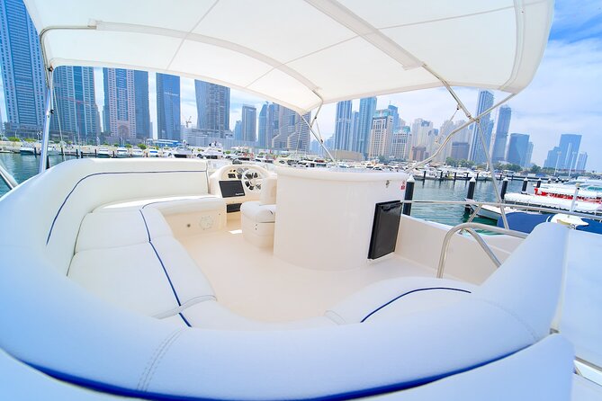 Dubai: Private Luxury Cruise on a Stylish 50ft Yacht - Burj Al Arab or Atlantis The Palm