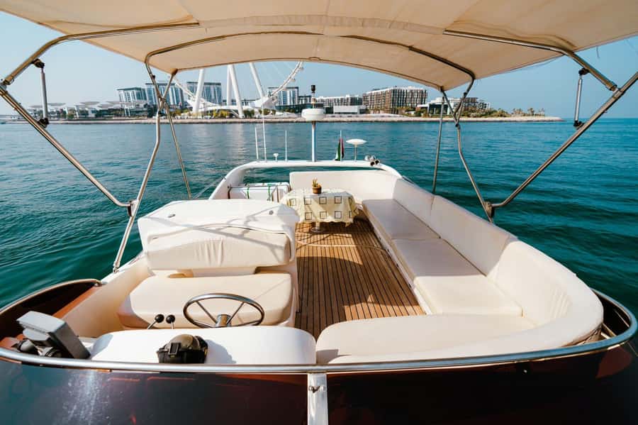 Dubai: Private Luxury Yacht Tour on a 50-Foot Yacht - The onboard BBQ and bring-your-own meal setup