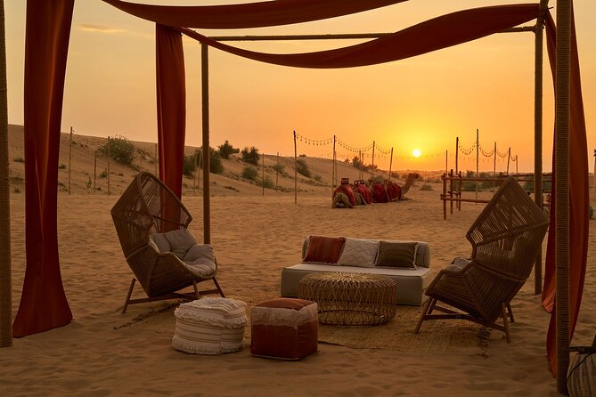 Dubai Private VIP Desert Dinner and Live Entertainment Show - Forty-five minutes of dune bashing and sandboarding