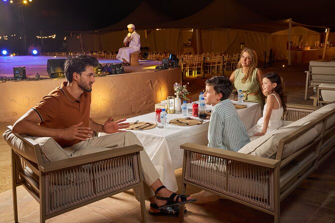 Dubai Private VIP Desert Dinner and Live Entertainment Show - Who will get the most from this desert safari