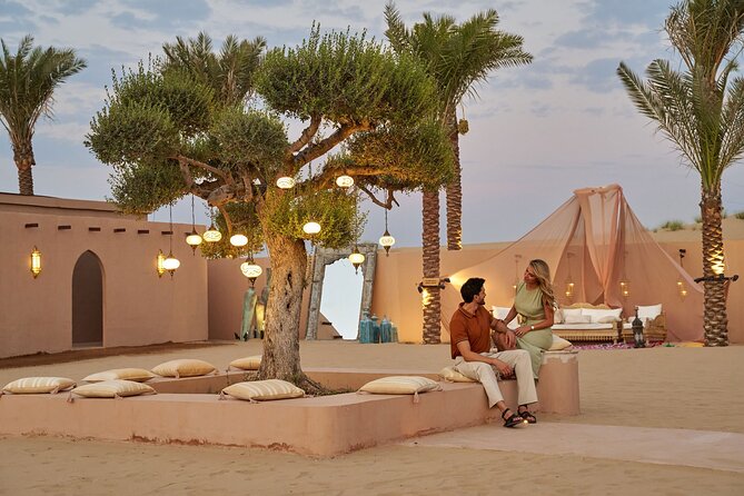 Dubai Private VIP Desert Dinner and Live Entertainment Show - Entering Noble Camp through the souq