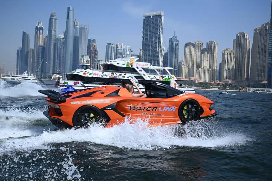 Dubai: Splash & Thrill | 20min Jet Car DXB Harbour - The safety briefing makes the first ride easier