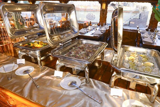 Dubai VIP Dhow Cruise Celeste Enchanting Night Under the Stars - Dinner from an international buffet