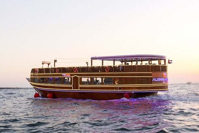 Dubai VIP Dhow Cruise Celeste Enchanting Night Under the Stars - Views from the water, without overpromising them