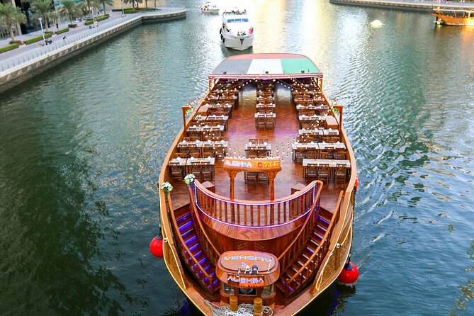 Dubai VIP Dhow Cruise Celeste Enchanting Night Under the Stars - A two-hour cruise with a clear rhythm