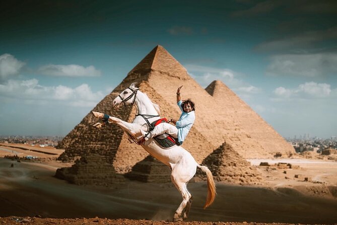 Egypt Luxury Photoshoot & Full Day Private Day Tour at Giza - The Nine Pyramids View and camel photographs