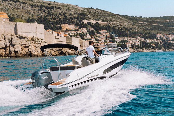 Elaphite Islands Luxury Private Boat Tour with Cap Camarat 7.5 - Lopud: Šunj Beach, village time, and lunch