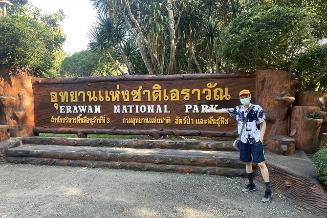 Erawan Waterfall and Kanchanaburi Private Tour [Optional Luxury] - Lunch, drinks, and a phone game fill out the experience