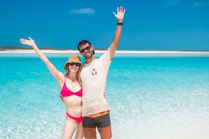 Exuma Elite Escape: Luxury Fly-In Pig Beach Adventure - 7 Stops - Great Guana Cay and the iguana welcome