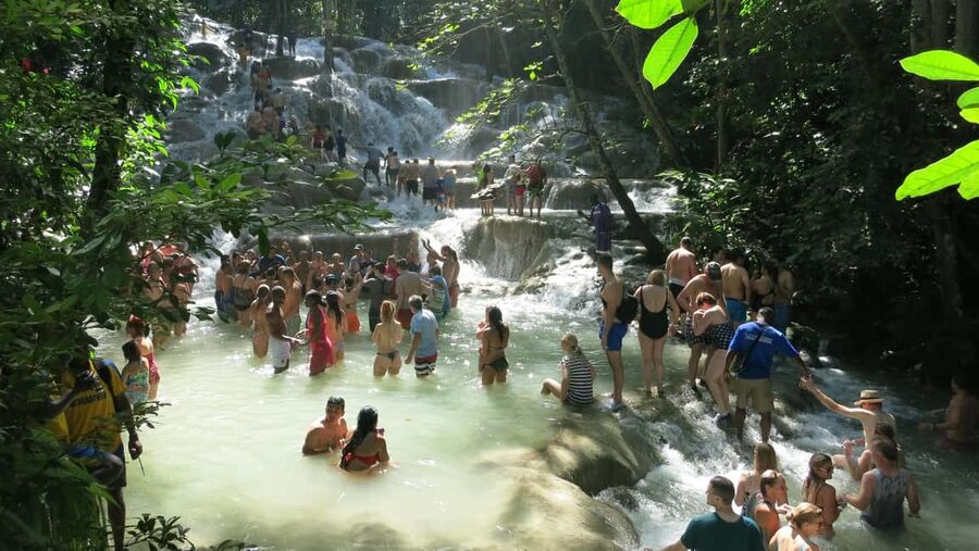 Falmouth: Dunn’s River Falls & Bamboo Beach Club VIP Access - Dunn’s River Falls: Jamaica’s wettest staircase