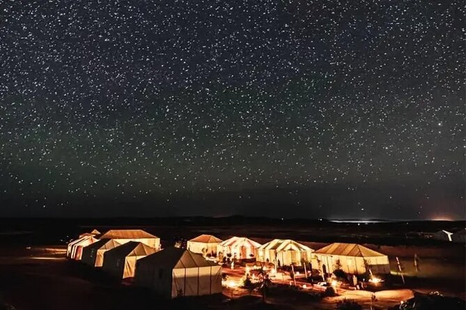 Fes to Fes Private Desert tour 1-night 2-Day Tour luxury camps - Arriving in Merzouga by 4x4