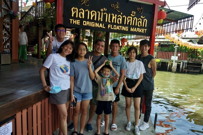 Floating & Railway Markets and Erawan Waterfall [Optional Luxury] - Hiking and swimming at seven-tiered Erawan Falls