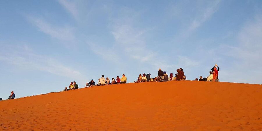 From Fes: 2-Day Merzouga Desert Trip(Luxury Tent & Dinner) - Dinner, fire, and Berber music after dark