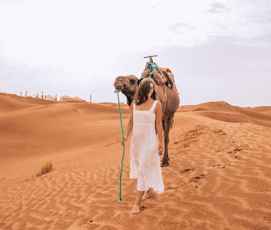 From Fes To Marrakech: 2-Days with Luxury Camp, Desert Tour - Sunrise, breakfast, and the road to Marrakech
