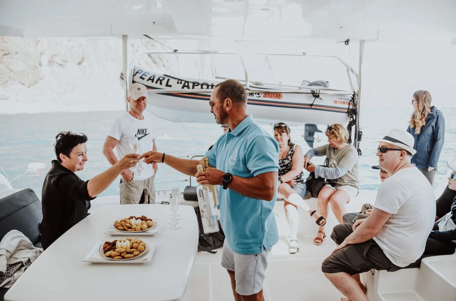 From Funchal: Cabo Girao Sunset Cruise on Luxury Catamaran - What the snorkeling stop is really like
