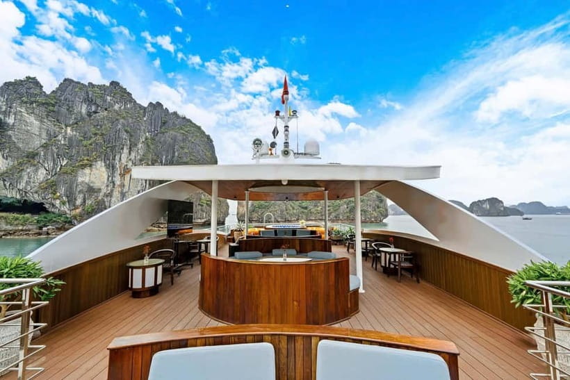 From Ha Long: Luxury Symphony Day Cruise with 2 Jacuzzi Pool - Luon Cave from 13:45 to 14:30