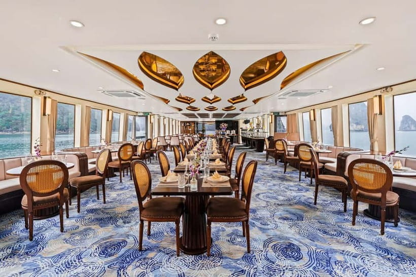 From Ha Long: Luxury Symphony Day Cruise with 2 Jacuzzi Pool - Starting at Ha Long International Cruise Port