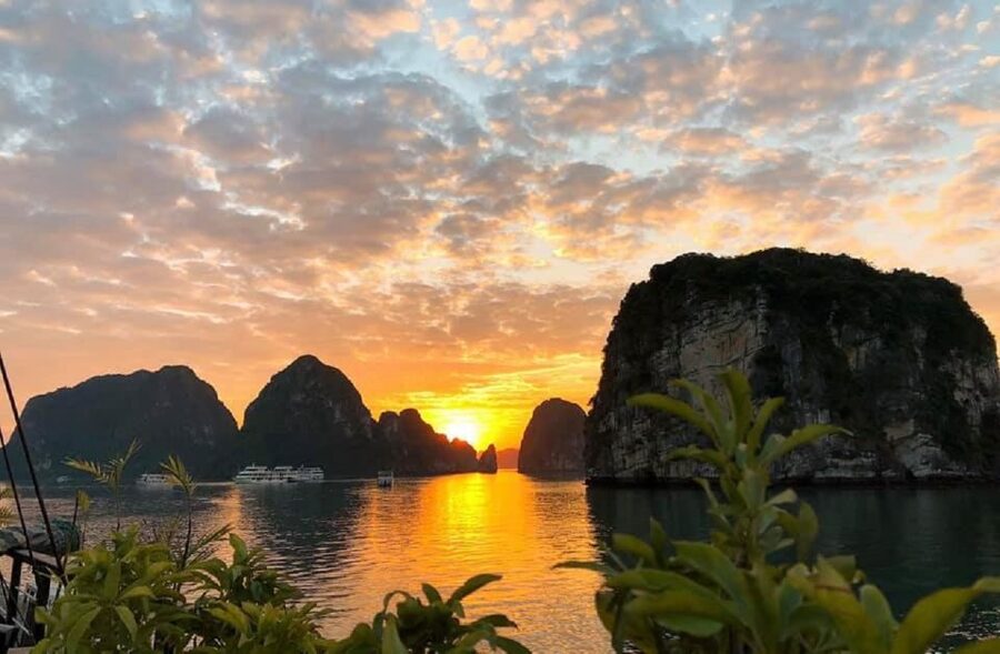 From Hanoi: Ha Long Bay Luxury Cruise Day Tour with Jacuzzi - Walking through Sung Sot Cave on Bo Hon Island