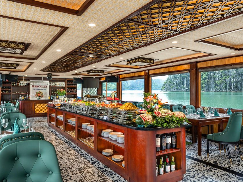 From Hanoi: Ha Long Bay Luxury Day Cruise with Buffet Lunch - Boarding the boat and paying the extra fees