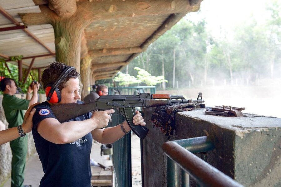 From Ho Chi Minh: Cu Chi Tunnels and VIP Speedboat Tour - Walking the tunnel area