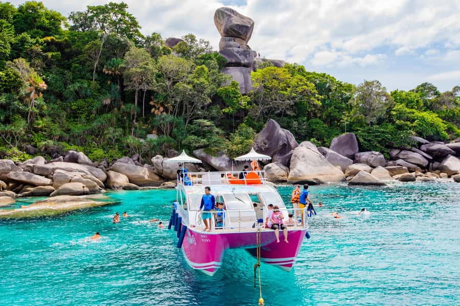 From Khao Lak: Similan Islands Day Trip by Luxury Catamaran - Islands 5 and 6: your first look underwater