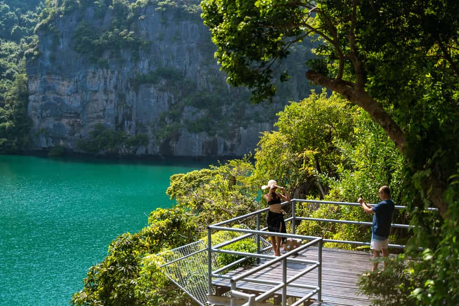From Koh Samui: Ang Thong Marine Park VIP Small-Group Tour - The Climb to the Emerald Lagoon