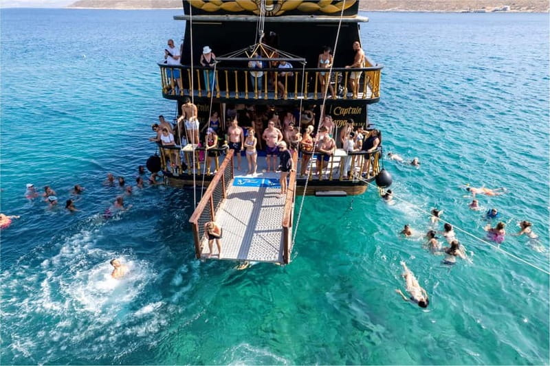 From Kos:A full day cruise in the newest luxury vessel! - Greek BBQ included, drinks extra