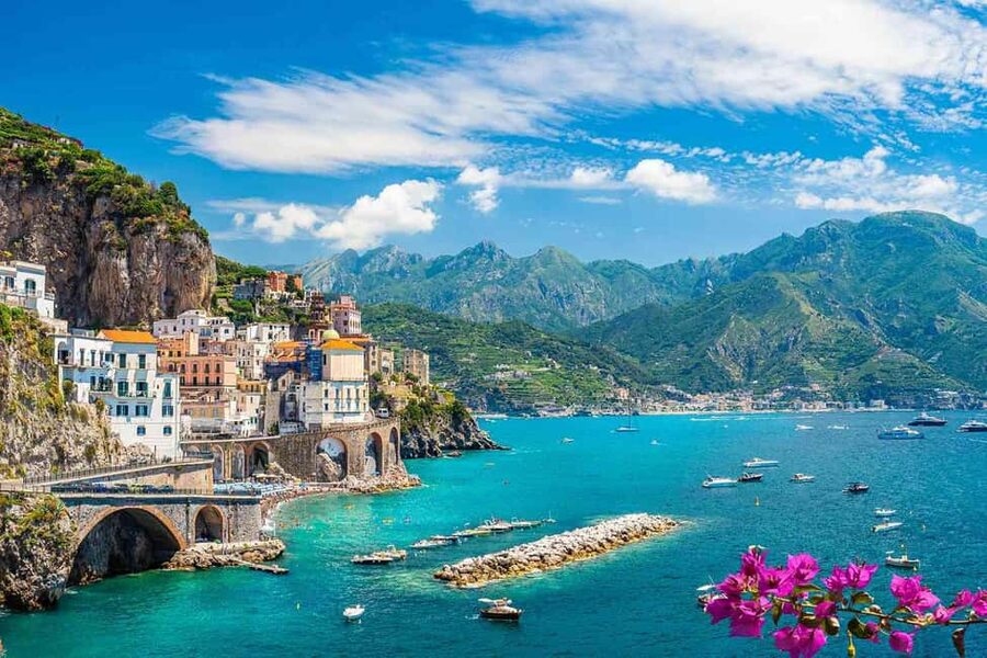 From Naples - VIP Tour with small groups on the Amalfi Coast - The road to Sorrento and the first coastal views